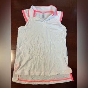Ivivva Tank Top Style Golf Shirt- Size 10 Perfect Condition